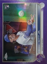 2022 Topps Chrome Update #USC176 Bobby Witt Jr. Purple Refractor