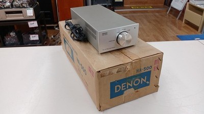 DENON HA-500 Moving Coil MC Phono Step Up Preamplifier w/ Box Tested TB02 3.5