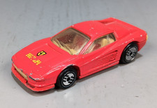 Vintage Hot Wheels 1986 Ferrari Testarossa Red