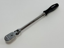 Snap-on Tools Usa Black 38 Drive Hard Grip Long Flex Head Ratchet Fhlfd80a Nos