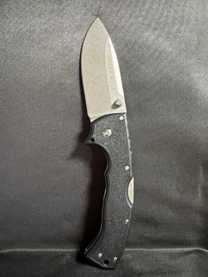 1st Gen Cold Steel 4MAX Scout Knife Plain Edge Single Blade Folding Knife AUS10A