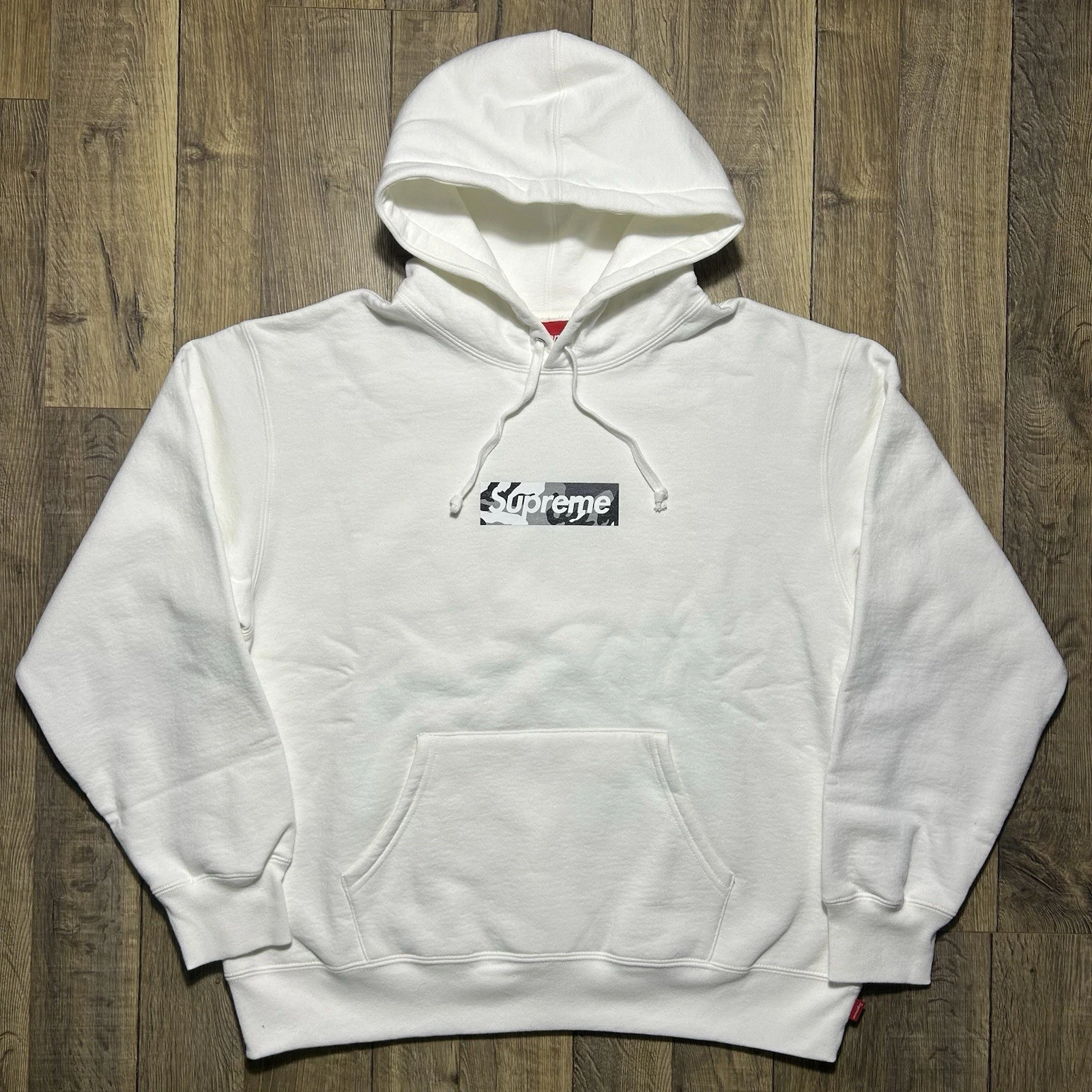Sweat à capuche Supreme Miami Box Logo Snow Camouflage Homme Medium Neuf