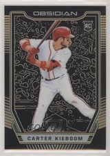 2019 Chronicles Obsidian Electric Etch Orange Prizm /50 Carter Kieboom #26 0w8