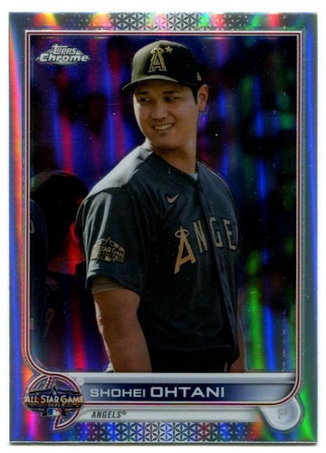 2022 Topps Chrome Update Shohei Ohtani All-Star Game Refractor Dodgers + Angels