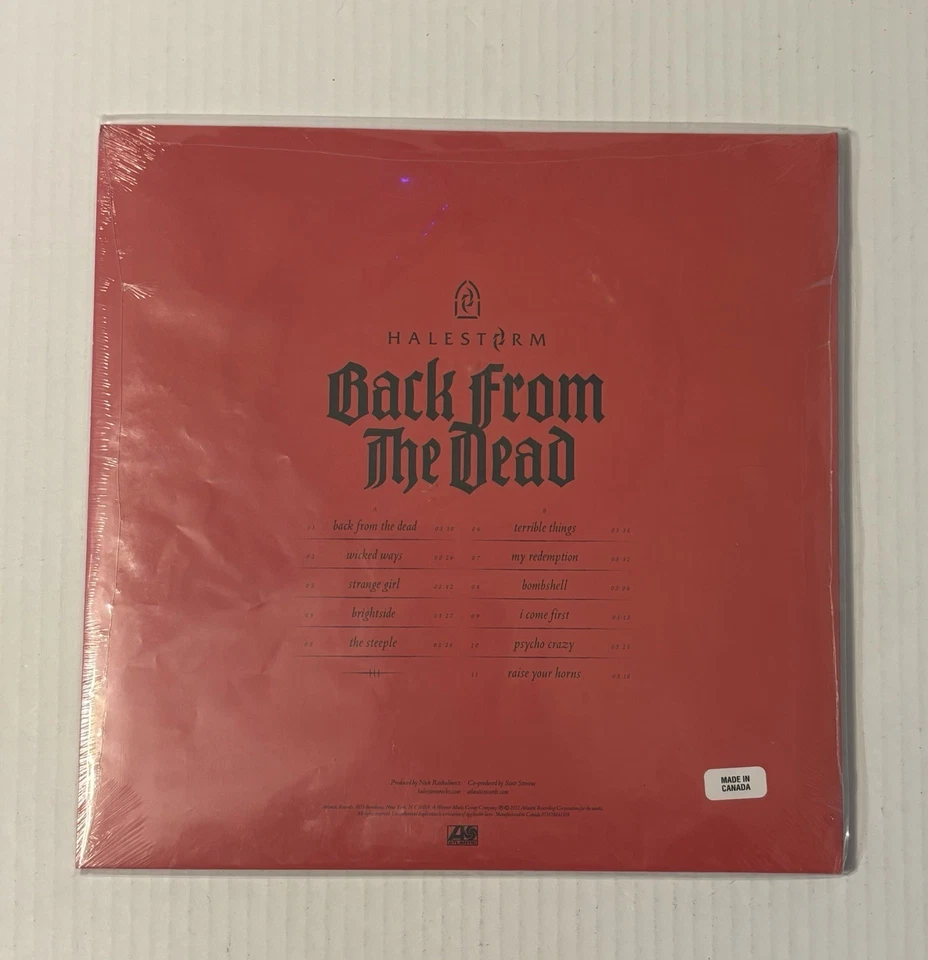 Halestorm Vinyl Record Back from The Dead Exclusive Coke Bottle Clear New Sealed - Image 2 of 4