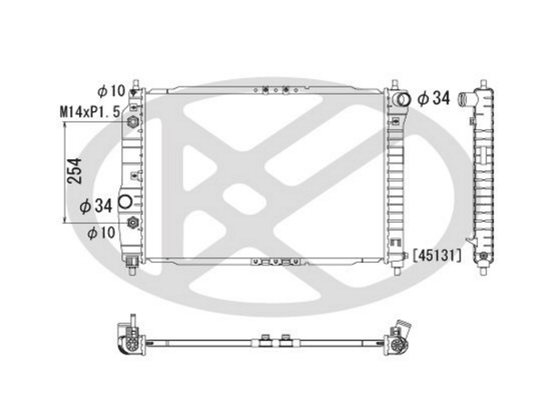 KüHler MotorküHlung FüR Chevrolet Daewoo Aveo / Kalos Stufenheck SchräGheck-image