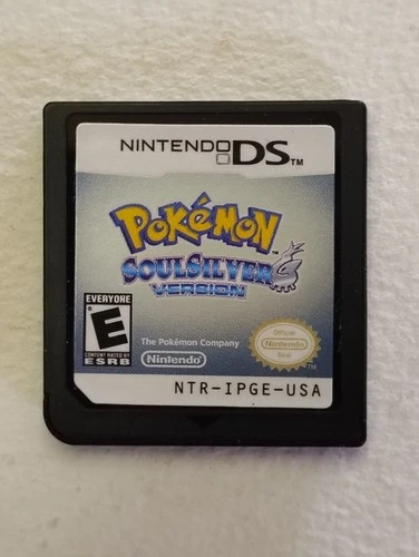Pokemon SoulSilver Nintendo DS AUTHENTIC, MINT LABEL, TESTED - WORKING. NO CASE