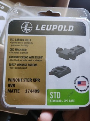 Leupold Std Scope Bases Winchester XPR RVR MATTE 174499