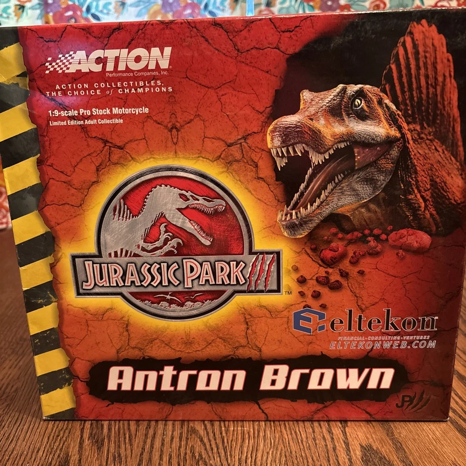 Antron Brown 2001 Jurassic Park III Pro Stock Bike, 1:9 - Image 2 of 4