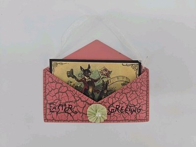 Easter Greeting Metal Ornament Greeting Card