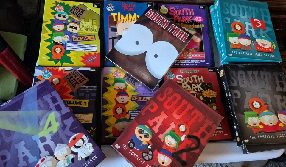 South Park Seasons 1-4 DVD Box Sets Lot Of 11 + The HITS , VOL 1&2&4 XMAS TIMMY - Image 2 of 4