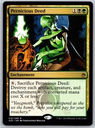 Pernicious Deed #212/249 Masters 25 Regular Rare