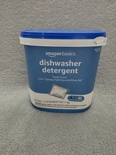 Brand New 85-Count Amazon Basics Dishwasher Detergent Pacs — Fresh Scent