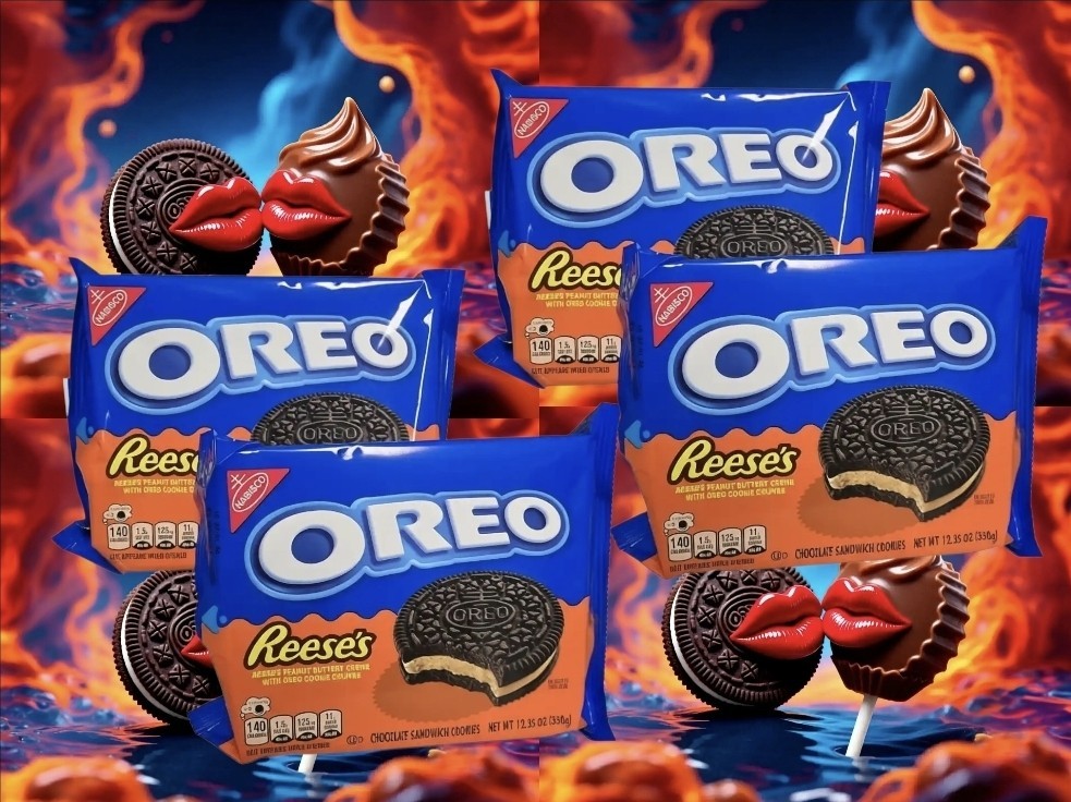 Oreo Reese’s Peanut Butter Cup Flavor Cookies 4 Pack. Sealed!