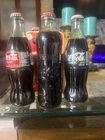SET Of 3 Coca-Cola Vintage Bottle soda  ￼Antique, Very Rare