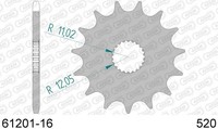 Aprilia AF1 125 Europa 125 Ritzel Afam 61201-16 520 Kette 1990-1994