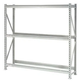 GLOBAL INDUSTRIAL Heavy Duty Tire Rack 3 Tier Starter Steel Gray 96"W x 18"D x 72"H