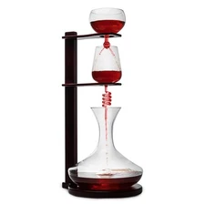 Wine Tower Decanting & Aerator Set by - Unique Wine Decanter - 3 Aerating Par...