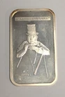 Vintage 1973 1 oz .999 Fine Silver Bar ~ "My Little Chickadee" WC Fields