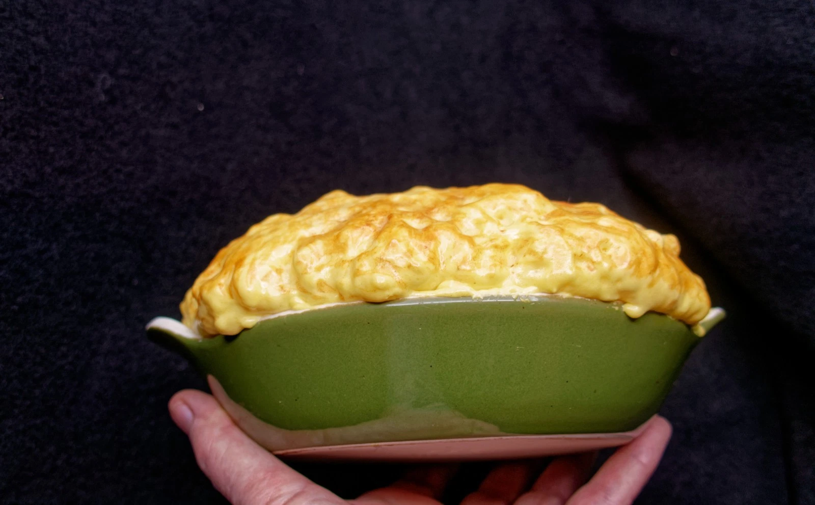Diner Display VTG Fake Meringue Pie on Hall China #434 Dish Restaurant Prop