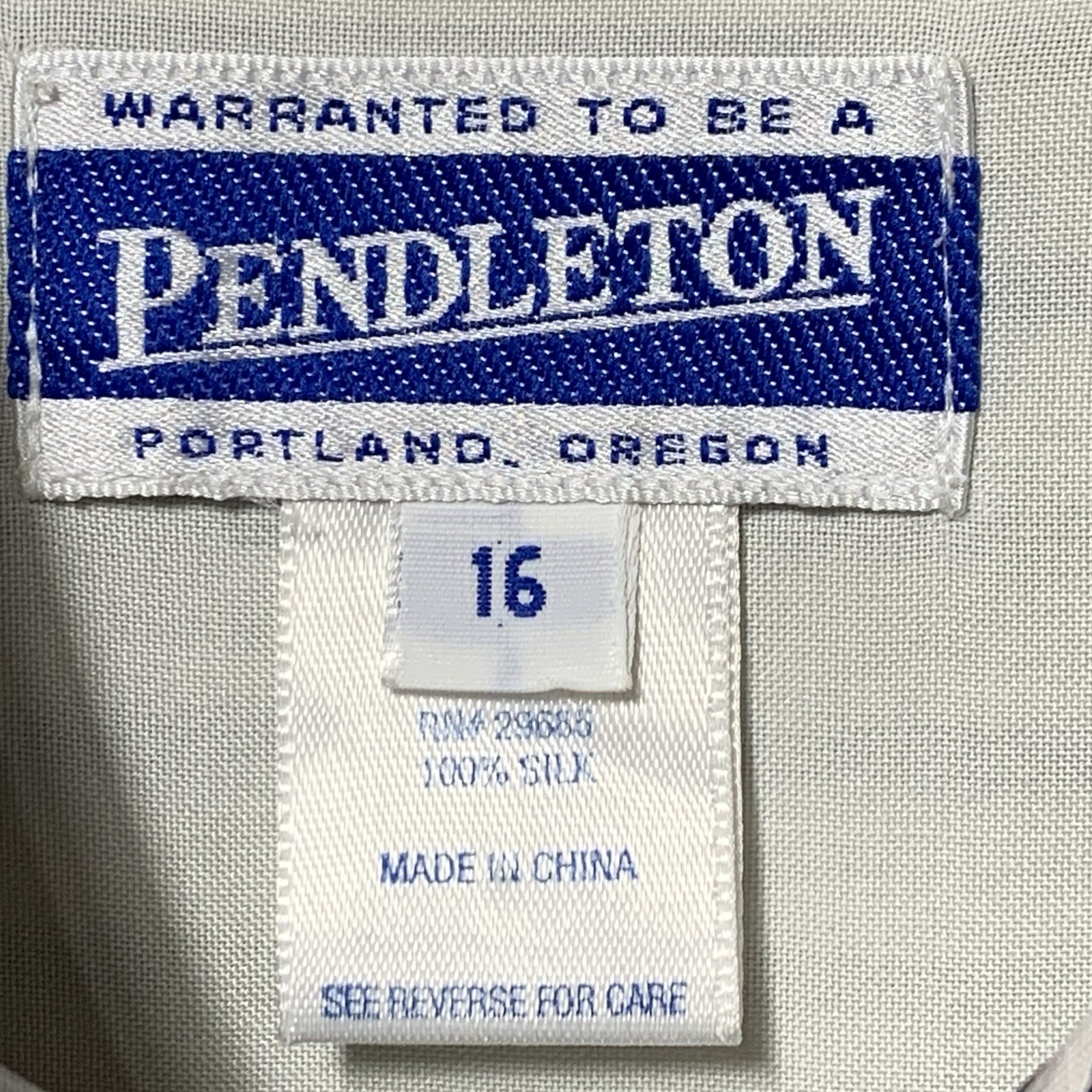 Pendleton Silk Women's Front Button Long Sleeve B… - image 6