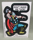 1976 THOR STICKER Topps vintage Marvel Super Heroes comic book hero card