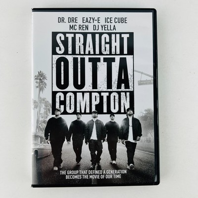 Straight Outta Compton DVD Story of Dr Dre Eazy-E Ice Cube MC Ren DJ Yella