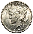 New Listing1923 Peace Silver Dollar AU Condition – Strong Detail Nice Luster (#1043)