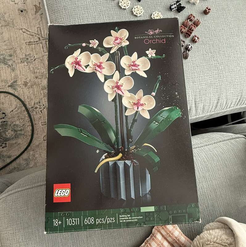 Incomplete Set — LEGO Botanical Collection Orchid 10311-608 pcs 18+ *SEE NOTES*