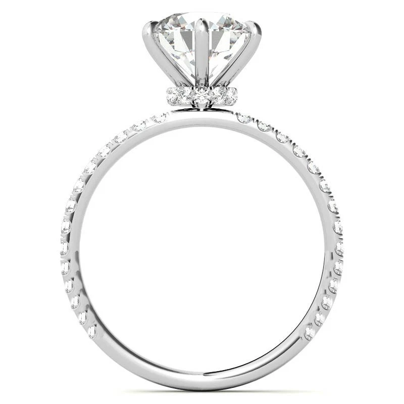 2.06 CT IGI Lab Grown Diamond F VS1 Solitaire Ring 18K White Gold - Image 3 of 4