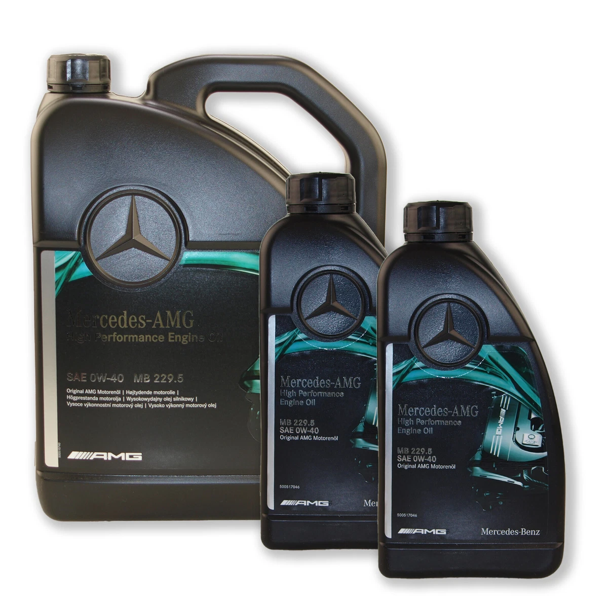 7L Mercedes-Benz AMG SAE 0W-40 Motoröl Öl Oil MB 229.5 
