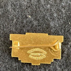 Lockerbie, Scotland Ladies Curling Enamel Pinback Pin — photo 3
