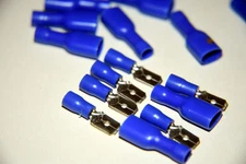 U.S. Seller- 6.3mm Female & Male Connector Insulated Crimp Terminal Spade 12 pcs