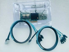   LSI SAS 8-Port PCI-E 6Gb RAID Controller Card IT Mode 9208-8i + 2 #F4