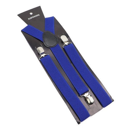 Elastic Leather Suspenders Braces-100cm Adjustable Straps For Wedding Suit Skirt - Picture 21 of 41