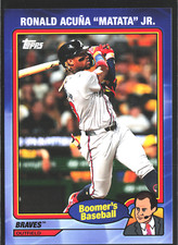 Ronald Acuna Jr Nickname Parallel 2024 Topps Chris Berman Boomer's Baseball Card