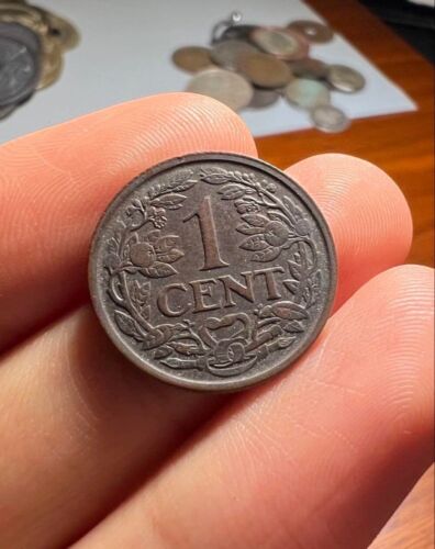 Holland 1929 Copper Coin Old Coin