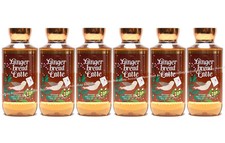 Lot of 6 Bath and Body Works GINGERBREAD LATTE Shower Gel 10oz Fullsize