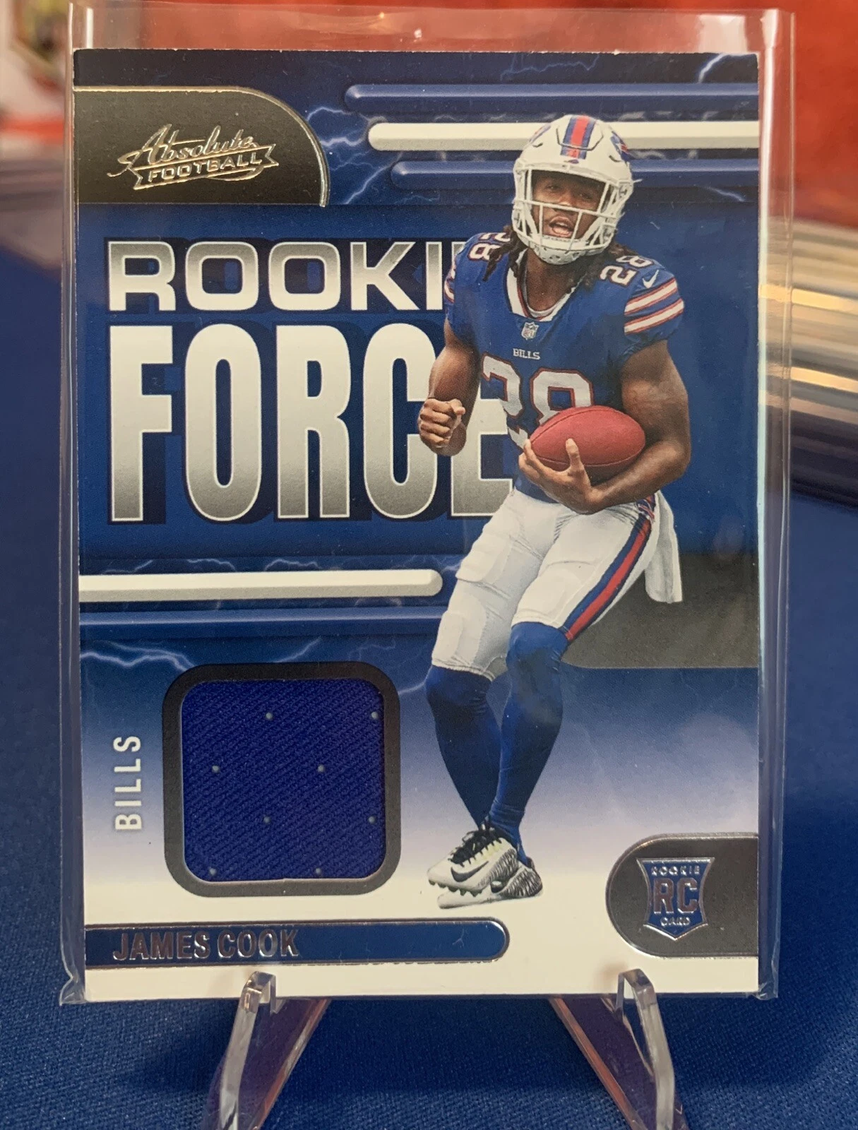 James Cook Panini Absolute Rookie Force Memorabilia #RF14 Base