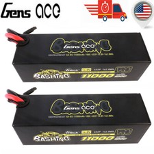 2X Gens Ace Bashing G-Tech 11000mAh 14.8V 100C 4S Lipo Battery EC5 For ARRMA Car