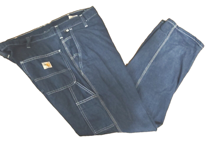 Carhartt FR 290-83 FLAME RESISTANT 29X28 Carpenter's BLUE Jeans