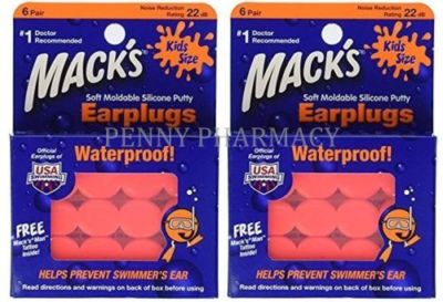 Tappi per le orecchie in silicone per bambini Mack's