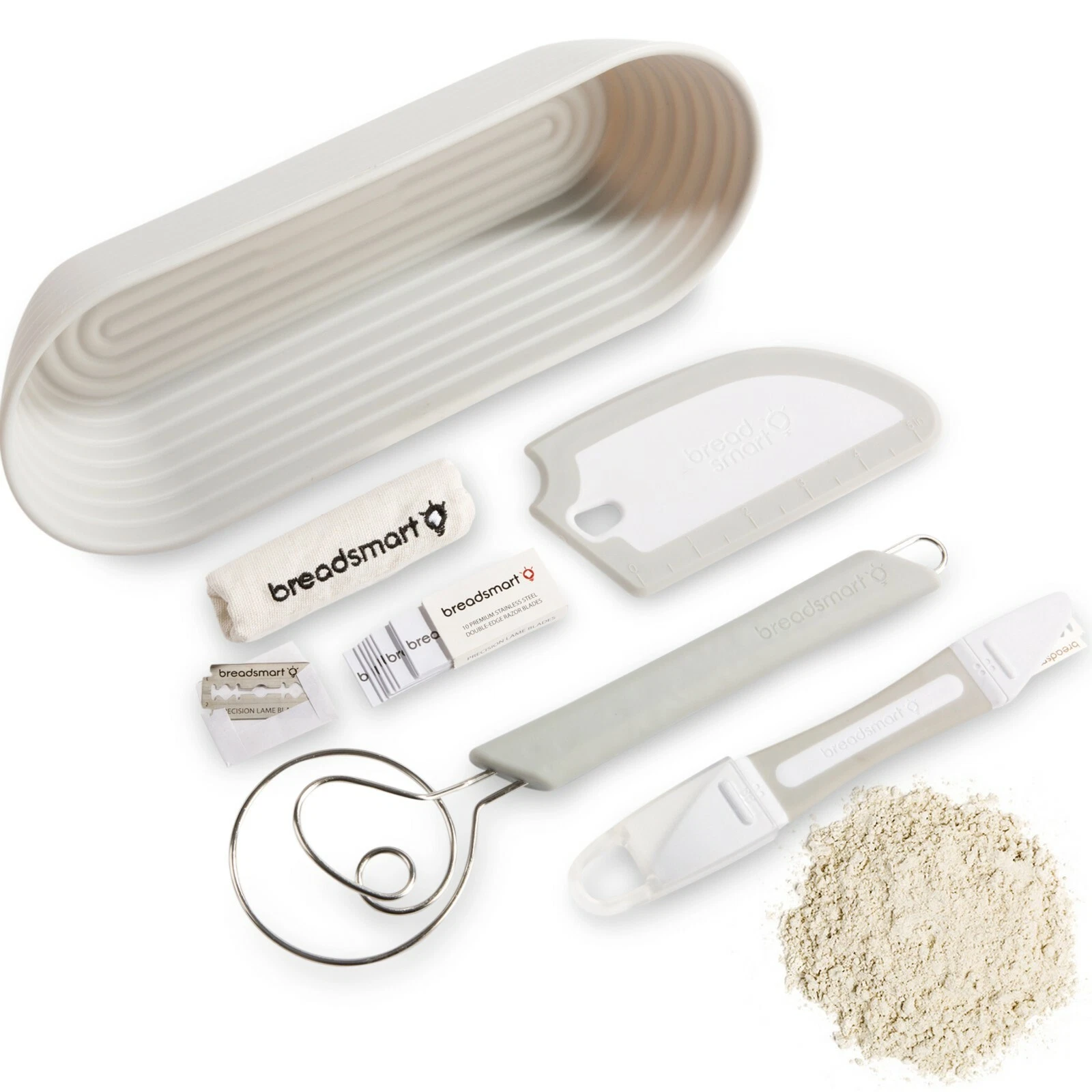Breadsmart Bread Making Kit – 5-Piece Tool Set to Make Homemade Bread - GRAY
Opens in a new window o