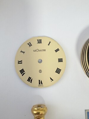 Jaeger LeCoultre Ref 397 Clock Case Parts Crystal Dial Hands Rue