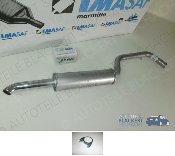Imasaf ESD Auspuff Endtopf für Lancia Flaminia 2.5 GT + Touring Links 1959-1963-image
