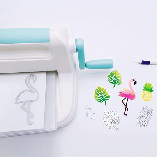 Manual A5 Die Cutting and Embossing Machine,6'' Opening Size paper Die