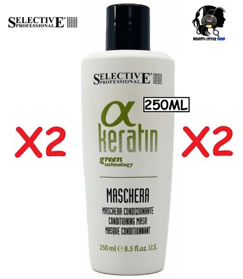 2X SELECTIVE ALPHA KERATIN CONDITIONING MASK 250ML PROFESSIONAL SMOOTHING