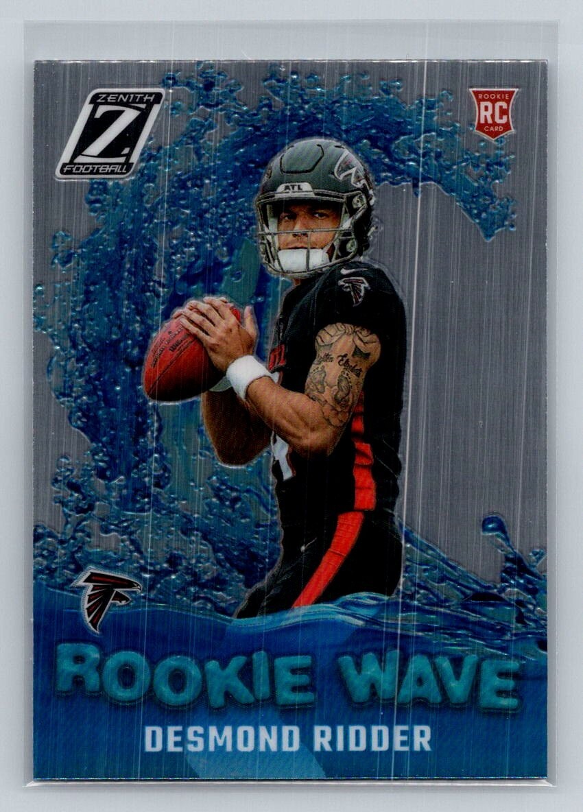 Desmond Ridder 2022 Zenith Football Rookie Wave RC #RW-DR Falcons
