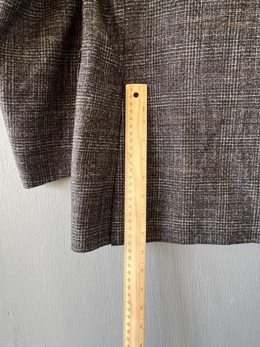 Men’s Jack Victor Woven Blazer 44R Bamboo/ Wool Tweed Blue Grey Single Breasted - Picture 16 of 19