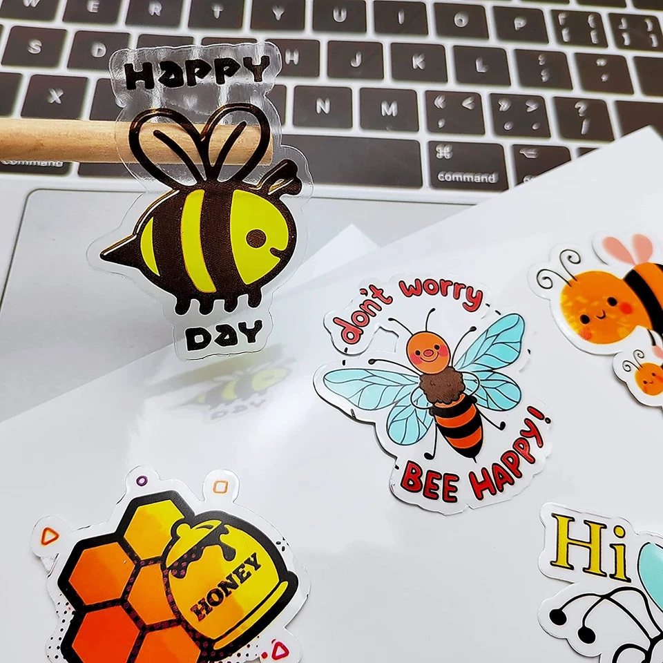 Lot 15-50-150 Pk Koala Clear Sticker Paper Inkjet Printable Vinyl Sticker Paper - Image 2 of 4